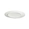BARALEE PORCELIAN CERAMIC WISH WHITE FLAT PLATE , 092041A , 25 CM (9 7/8") , PACK OF 6 , Dinner plate , Round platter , Serving plate , Porcelain platter