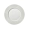 BARALEE PORCELIAN CERAMIC WISH WHITE FLAT PLATE , 092043A , 25 CM WIDE RIM (9 7/8") , PACK OF 6 , Dinner plate , Round platter , Serving plate , Porcelain platter