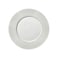 BARALEE PORCELIAN CERAMIC WISH WHITE FLAT PLATE , 092053A , 27 CM WIDE RIM (10 5/8") , PACK OF 12 , Dinner plate , Round platter , Serving plate , Porcelain platter