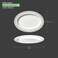BARALEE PORCELIAN CERAMIC WISH WHITE OVAL PLATE , 092231A , 24 CM (9 1/2") , PACK OF 12 , Dinner plate , Oval platter , Serving plate , Porcelain platter