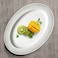 BARALEE PORCELIAN CERAMIC WISH WHITE OVAL PLATE , 092231A , 24 CM (9 1/2") , PACK OF 12 , Dinner plate , Oval platter , Serving plate , Porcelain platter
