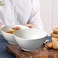 BARALEE PORCELIAN CERAMIC WISH WHITE BOWL , 092506A , 10.5 CM (4 1/8") , PACK OF 6 , Soup bowl , Pasta bowl , Deep dish bowl , Salad bowl , Serving Bowl