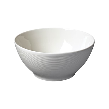 BARALEE PORCELIAN CERAMIC WISH WHITE BOWL , 092524A , 18 CM (7 1/8") , PACK OF 4 , Soup bowl , Pasta bowl , Deep dish bowl , Salad bowl , Serving Bowl