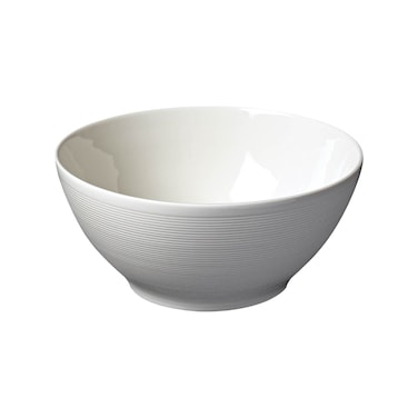 BARALEE PORCELIAN CERAMIC WISH WHITE BOWL , 092526A , 21 CM (8 1/4") , PACK OF 2 , Soup bowl , Pasta bowl , Deep dish bowl , Salad bowl , Serving Bowl