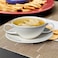 BARALEE PORCELIAN CERAMIC WISH WHITE SOUP CUP HANDLED , 092536A , 280 CC (9 1/2 OZ) , PACK OF 6 , Soup bowl , Pasta bowl , Deep dish bowl , Salad bowl