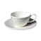 BARALEE PORCELIAN CERAMIC WISH WHITE CUP, 092600A, 100 CC (3 1/2 OZ), PACK OF 6, Espresso Cup, Tea Cup, Coffee Cup, Cappuccino Cup, Coffee Mug Set, Tea Mug Set