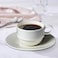 BARALEE PORCELIAN CERAMIC WISH WHITE STACKABLE CUP, 092601A, 100 CC (3 1/2 OZ), PACK OF 6, Espresso Cup, Tea Cup, Coffee Cup, Cappuccino Cup, Coffee Mug Set, Tea Mug Set