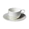 BARALEE PORCELIAN CERAMIC WISH WHITE STACKABLE CUP, 092601A, 100 CC (3 1/2 OZ), PACK OF 6, Espresso Cup, Tea Cup, Coffee Cup, Cappuccino Cup, Coffee Mug Set, Tea Mug Set