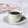 BARALEE PORCELIAN CERAMIC WISH WHITE STACKABLE CUP, 092617A, 250 CC (8 1/2 OZ), PACK OF 6, Espresso Cup, Tea Cup, Coffee Cup, Cappuccino Cup, Coffee Mug Set, Tea Mug Set