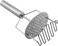 Potato Masher, Stainless Steel Heavy-Duty Manual Masher with Ergonomic Handle for Mashed Potatoes, Vegetables &amp; More
