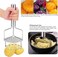 Potato Masher, Stainless Steel Heavy-Duty Manual Masher with Ergonomic Handle for Mashed Potatoes, Vegetables &amp; More
