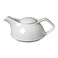 BARALEE PORCELIAN CERAMIC WISH WHITE TEA POT WITH LID , 092806A , 400 CC (13 1/2 OZ) , PACK OF 2 , Tea Kettle , Coffee Kettle , Tea Pot , Coffee Pot, Hot Water Dispenser, Milk Pot, Jug, Pitcher