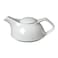 BARALEE PORCELIAN CERAMIC WISH WHITE TEA POT WITH LID , 092807A , 650 CC (22 OZ) , PACK OF 2 , Tea Kettle , Coffee Kettle , Tea Pot , Coffee Pot, Hot Water Dispenser, Milk Pot, Jug, Pitcher