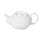 BARALEE PORCELIAN CERAMIC SIMPLE PLUS WHITE TEA POT WITH LID , 093809A , 1 , 000 CC (33 3/4 OZ) , PACK OF 2 , Tea Kettle , Coffee Kettle , Tea Pot , Coffee Pot