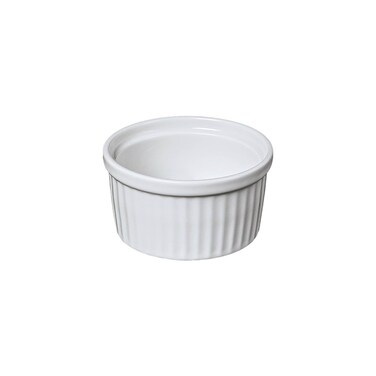 BARALEE PORCELIAN CERAMIC SIMPLE PLUS WHITE RAMEKIN , 091561A , 5 CM , PACK OF 12 , Dessert bowl , Serving bowl , Ramekin cup , Ramekin custard cup