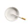 BARALEE PORCELIAN CERAMIC SIMPLE PLUS WHITE ASHTRAY , 10 CM , PACK OF 6 , 091922A , Cigar ashtray , Smoking accessory , Portable ashtray , Ash container , Bar Accessories