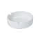 BARALEE PORCELIAN CERAMIC SIMPLE PLUS WHITE ASHTRAY , 10 CM , PACK OF 6 , 091922A , Cigar ashtray , Smoking accessory , Portable ashtray , Ash container , Bar Accessories