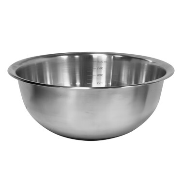 RAJ 26cm Anti-Slip Stainless Steel Mixing Bowl (3000ml / 3L) &ndash; Large Non-Skid Silicone Base for Baking &amp; Prep, MBS026