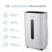 Crownline MD-395 Dehumidifier   25L/Day Moisture Removal   6.5L Water Tank   320W Power   220-240V, 50Hz
