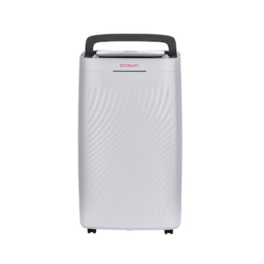 Crownline MD-231A Dehumidifier   20L/Day   5.5L Tank   Auto Drain   Sleep Mode   24H Timer   Washable Filters   Continuous Dehumidification   Rotatable Wheels   1-Year Warranty