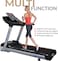 SKY LAND Commercial Treadmill (8 Hp Peak Ac Motor), Capacity : 180Kgs, Auto Incline15%, Running Area:155 * 55Cm, 9" LED Display With Bluetooth Speaker And FS APP EM-1250 جهاز السير المتحرك