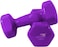 Vinyl Dumbbells Set EM-9219-3 3KG x2 Non-Slip Weights for Women, Yoga &amp; Fitness Workouts