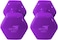 Vinyl Dumbbells Set EM-9219-4 4KG x2 Non-Slip Weights for Women, Sports &amp; Fitness Workouts