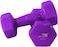 Vinyl Dumbbells Set EM-9219-4 4KG x2 Non-Slip Weights for Women, Sports &amp; Fitness Workouts