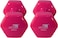 Vinyl Dumbbells EM-9219R-4 Set of 2 Pink 4KG Each for Strength Training &amp; Home Fitness