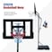 SKY LAND Basketball Hoop Stand - Adjustable Basketball Goal System 10-12 FT, 44" Shatterproof Backboard, Indoor/Outdoor Portable Basketball Stand with Wheels for Adults &amp; Teens   EM-1878