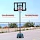 SKY LAND Basketball Hoop Stand - Adjustable Basketball Goal System 10-12 FT, 44" Shatterproof Backboard, Indoor/Outdoor Portable Basketball Stand with Wheels for Adults &amp; Teens   EM-1878