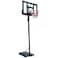 SKY LAND Basketball Hoop Stand - Adjustable Basketball Goal System 10-12 FT, 44" Shatterproof Backboard, Indoor/Outdoor Portable Basketball Stand with Wheels for Adults &amp; Teens   EM-1878
