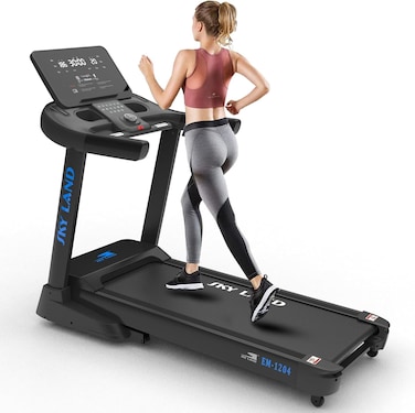 SKY LAND Treadmill 7 HP Peak Motor - Foldable Running Machine for Home with Auto Incline (20%) &ndash; Max User 150 kg, Speed 22 KM/H, Bluetooth &amp; App Support &ndash; Cardio Machine for Home &amp; Office Use