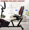 Magnetic Recumbent Exercise Bike   8-Level Magnetic Resistance   LED Display   FitShow App   Quiet &amp; Smooth Cycling   5Kg 2-Way Flywheel   Adjustable Seat   Home Gym Fitness Equipment EM-1571