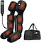 Air Compression Full Leg &amp; Foot Massager EM-2197 with Heat &ndash; 3 Intensities, 3 Modes, 3 Heat Levels, Improves Circulation, Relieves Fatigue, Faster Muscle Recovery, Pain Relief
