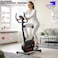 Magnetic Upright Bike EM-1574 with 8 Resistance Levels, LCD Monitor, Pulse Sensors &amp; 4KG Flywheel Home