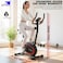 Magnetic Upright Bike EM-1574 with 8 Resistance Levels, LCD Monitor, Pulse Sensors &amp; 4KG Flywheel Home