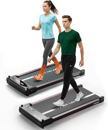 2-in-1 Walking Pad &amp; Massager EM-1309, LED Display, Remote, 2HP Motor, 100KG Capacity