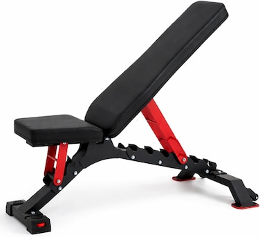 مقعد تمارين القوة قابل للتعديل للاستخدام التجاري، سعة 200 كجم، طراز EM-1889، شديد التحمل