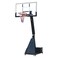 Heavy-Duty Basketball Hoop System with Tempered Glass Backboard EM-1888 Adjustable Outdoor Basketball Goal &amp; Portable Basketball System with Counterweight Steel Base