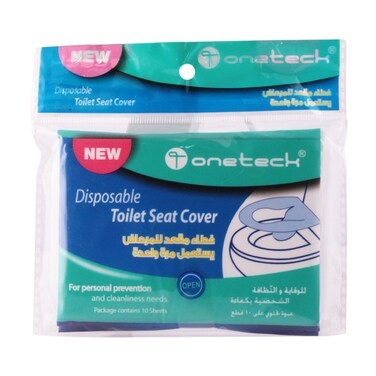 Onetech Disposable Toilet Seat Cover   1X10 Pcs