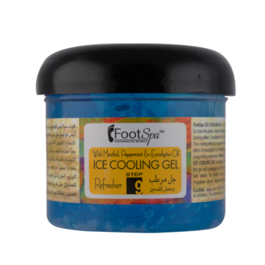 Foot Spa Ice Cooling Gel - Menthol   Peppermint &amp; Eucalyptus Oil   118 Ml