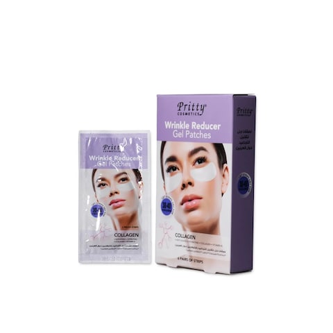 PRITTY WRINKLE REDUCER GEL PATCHES    6pairs strips