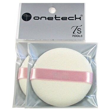 Onetech White Keron Puff With Band   Beauty Sponge