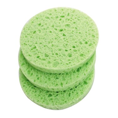 Onetech Cleansing Beauty Sponge   Green   3 Pcs