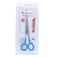 HAIR SCISSOR W/ BLUE GRIP 7 INCHES