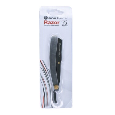 Onetech Razor With Silver Handle  Black