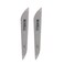 Novell Nail File Wing Zebra 80/80   2pcs/Pack