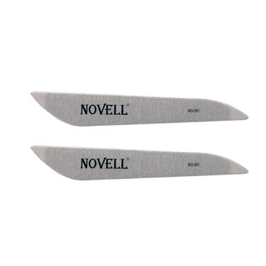 Novell Nail File Wing Zebra 80/80   2pcs/Pack
