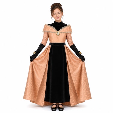 Child Disney Golden Princess Belle Prestige Costume 10-12 years old